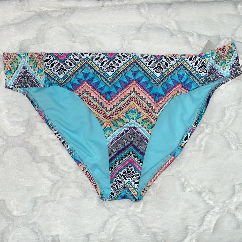 Liz Claiborne tribal multicolor bikini bottom